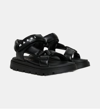 Sandales à plateforme de la marque - Marni - Noir
