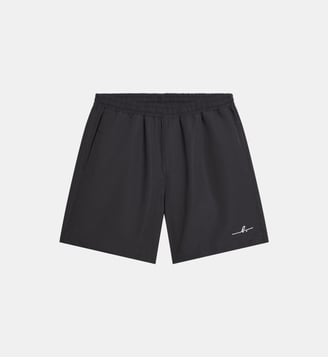 Short de bain broderie "b." - Agnès b. - Noir