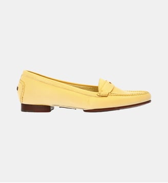 Mocassin chatham - cuir lisse - Fairmount - Jaune