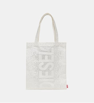 Sac cabas avec logo - Diesel Kids - Blanc cassé