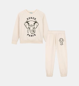 Ensemble sweat et pantalon - Kenzo Kids - Pale trench