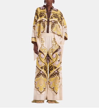 Pantalon Palazzo Spells Placée Yellow La DoubleJ