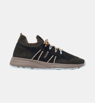 Baskets running en tencel - Faguo - Noir