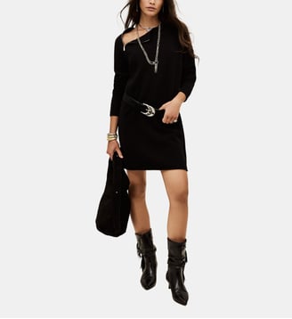 Robe pull Cheima courte et ample - Ba&sh - Noir