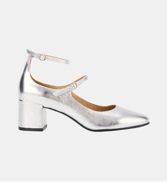 Babies Sofia Cuir Métallisé - Bons Baisers - Silver
