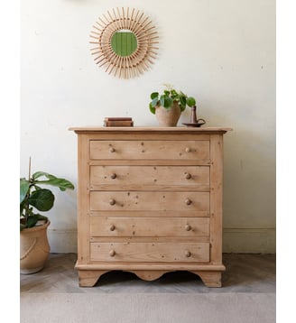 Commode en bois Garance N°651- Produit chiné - Debongout - Bois clair