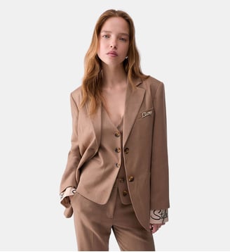Blazer en tissu chevrons Liu Jo