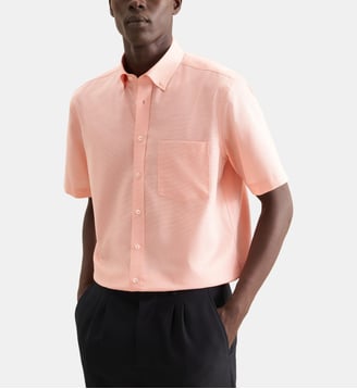 Chemise d'affaires 1/2 Regular Col boutonné - Seidensticker - Orange