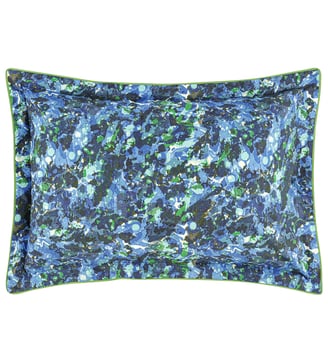 Taie d'oreiller imprimée en percale de coton, DELAHAYE Designers Guild