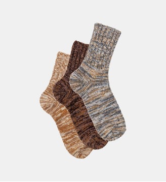 Chaussettes imprimé  ANITA - La Petite Etoile - Marron