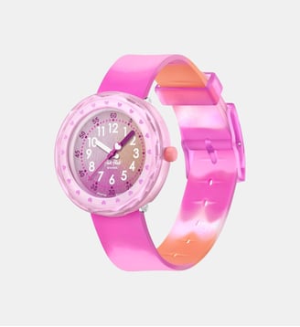 Montre Classroom creations Rose FCSP130 - Flik Flak - Rose