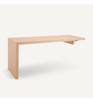 Plateau de bureau chêne et plaqué L175 - AM.PM - Chêne naturel