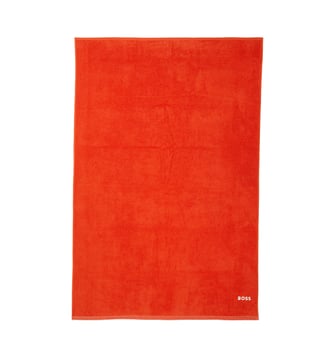 Serviette de toilette  en coton - Boss Home - Orange séchée