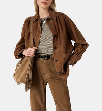 T-shirt rayé en lin et coton - MELVA Gerard Darel