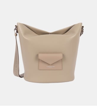 Sac seau Maya Double KBA - Lancaster - Beige foncé