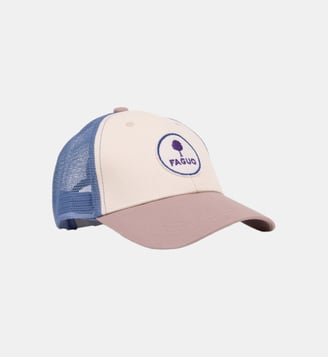 Casquette TRUCKER CAP - Faguo - Écru et violet