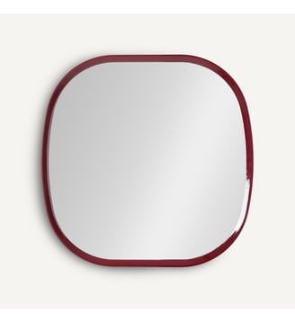 Miroir organique laqué, hauteur 80 cm AM.PM