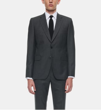 Veste de costume slim en laine - Fursac - Gris foncé