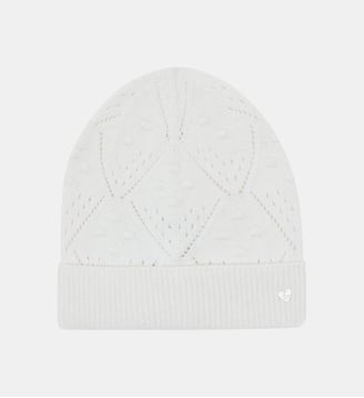 Bonnet -  laine maille tricot ajourée - Tartine Et Chocolat - Écru