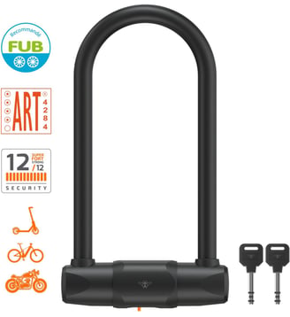 Antivol Antivol U Fub 2 roues Noir - Casr - Standard