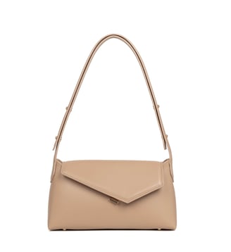 Sac à main Zoé x Lancaster 2.0 en cuir - Lancaster - Beige foncé