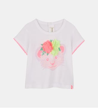 T-shirt à manches courtes - Billieblush - Blanc