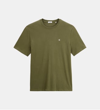 T-shirt col rond Théo en coton - Serge Blanco - Vert