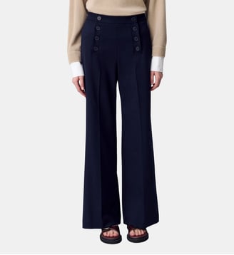Pantalon large Paulie - Claudie Pierlot - Marine
