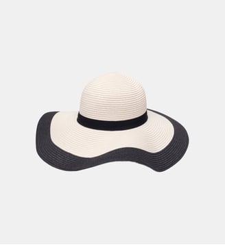 Capeline tri-color papier - Roland-Garros - Blanc