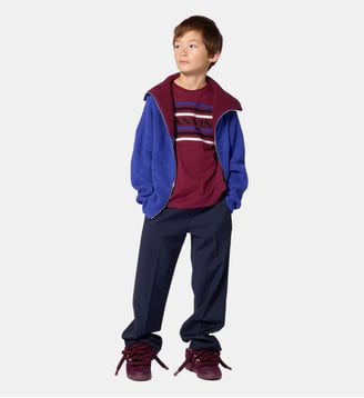 Tee-shirt manches longues - Lanvin Kids - Pourpre