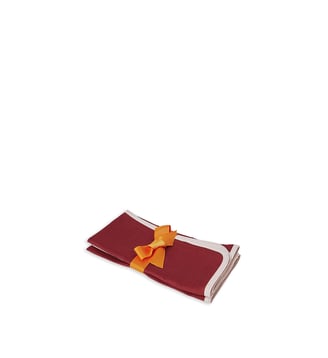 Grand Serviettes de Table Vino (45X45) Set de 2 - La DoubleJ - Bordeaux