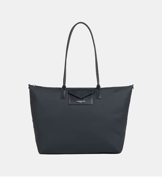 Sac cabas épaule Storm KBA en toile enduite - Lancaster - Bleu foncé