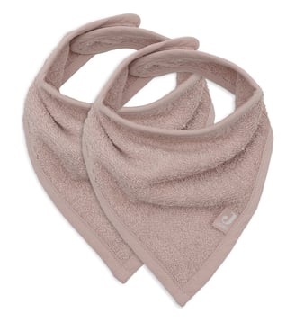 Lot de 2 bavoirs bandana - Jollein - Rose