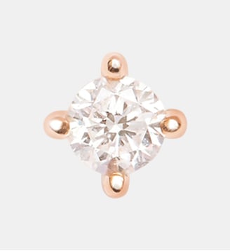 Union piercing solitaire - Djula - Or rose