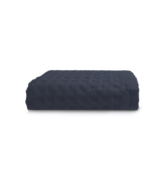 Serviette eponge pur coton - Garnier Thiebaut - Navy