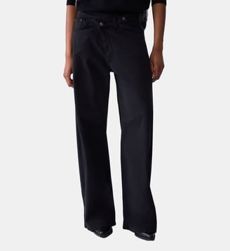 Pantalon droit large - Liu Jo - Noir
