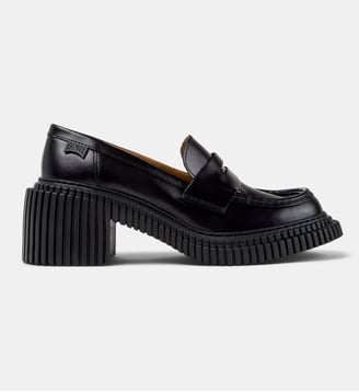 Mocassins Pix London cuir - Camper - Noir