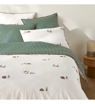 Housse de couette en coton lavé La Redoute Interieurs
