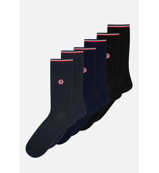 Lot de 3 chaussettes mi-hautes - Le Slip Francais - Bleu anthracite noir