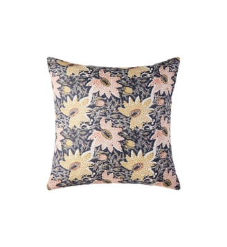 Housse De Coussin  Lin léger imprimé - Madura - Encre