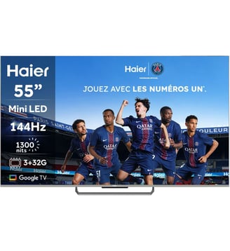 TV Mini LED H55M90EUX (2026) 55" (140 cm) - Haier - Bleu