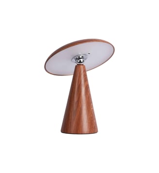 Lampe de Table Phoebe - Bois foncé - 23x23x26cm - Leitmotiv - Bois foncé