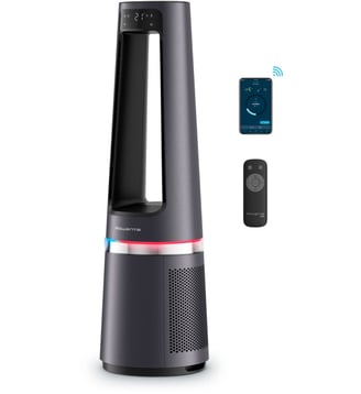 Purificateur d'air, ventilateur, chauffage Eclipse 3 en 1 connect QU5072F0 - Rowenta - Coloris unique