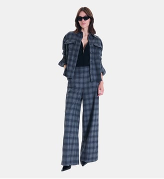 Pantalon Paulette Gris Moyen Chine - Zapa - Gris moyen chiné