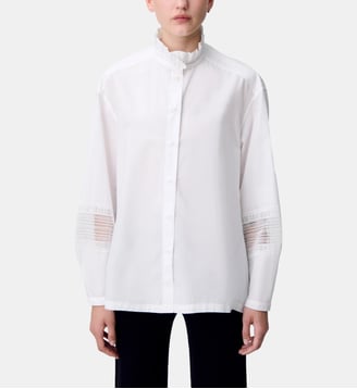 Chemise Cayana brodée  - Claudie Pierlot - Blanc