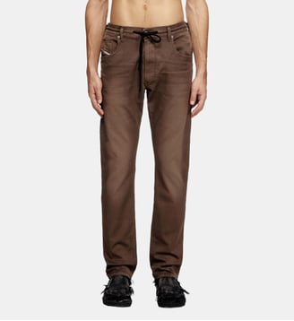 Regular Regular Waist 2032 D-Krooley Joggjeans® - Diesel - Marron