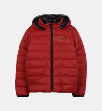 Chemise en duvet réversible avec capuche - BOSS Kidswear - Grenade