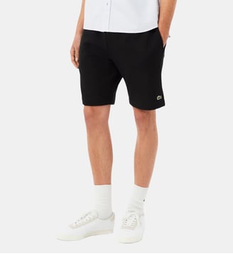 Bermuda uni molletonné - Lacoste - Noir