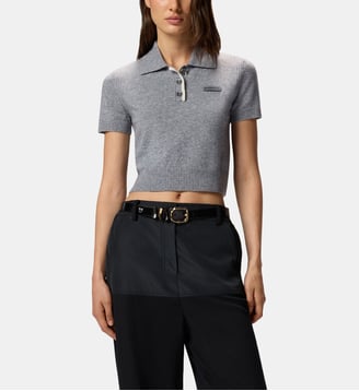 Pull style polo - Pinko - Gris gris monument