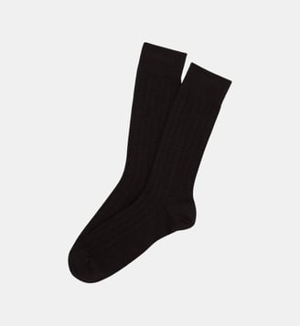 Chaussettes en laine et coton - Chocolat - Arthur - Chocolat